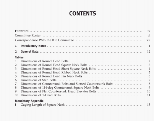ASME B18.5:2012 pdf free download