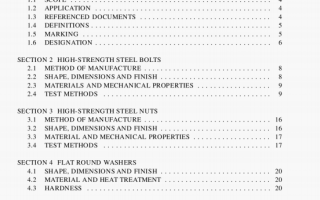 AS/NZS 1252:1996 pdf – High-strength steel bolts with associated nuts and washers for structural engineering