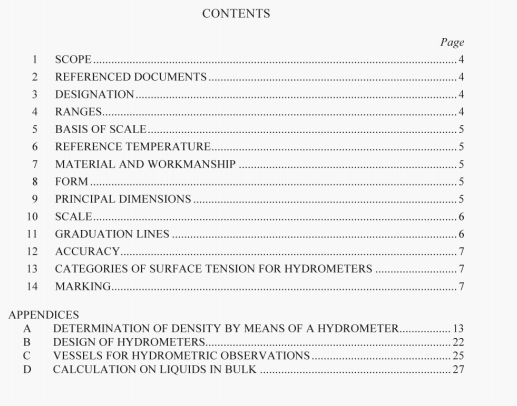 AS 2026:2003 pdf – Laboratory glassware-Density hydrometers