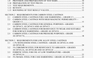 AS 2074:2003 pdf – Cast steels