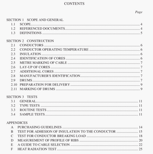 AS/NZS 3560.1:2000 pdf – Electric cables-Cross-linkedpolyethylene insulated-Aerialbundled- For working voltages up to and including 0.6/1(1.2) kV Part 1: Aluminium conductors