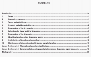 AS 4784:2003 pdf – Sample preparation for particle size analysis–Dispersing procedures for powders in liquids