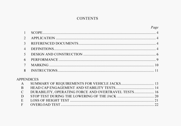 AS/NZS 2693:2003 pdf – Vehicle jacks