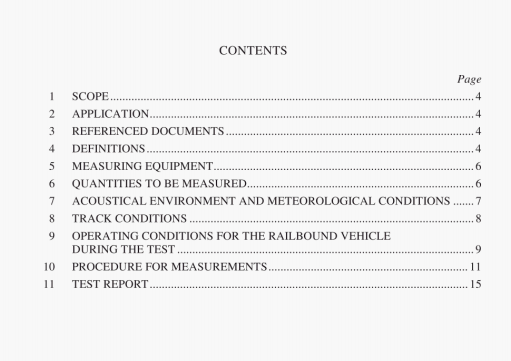 AS 2377:2002 pdf – Acoustics—Methods for the measurement of railbound vehicle noise