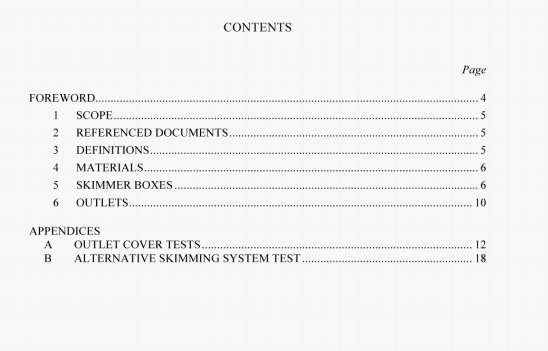 AS 1926.3:2010 pdf – Swimming pool safety Part 3: Water recirculation systems