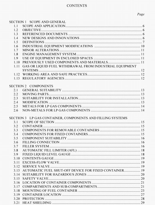 AS 4983:2010 pdf – Gas fuel systems for forklifts and industrial engines