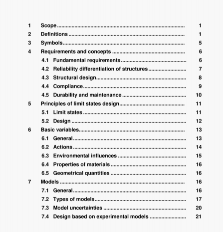 AS 5104:2005 pdf – General principles on reliability for structures