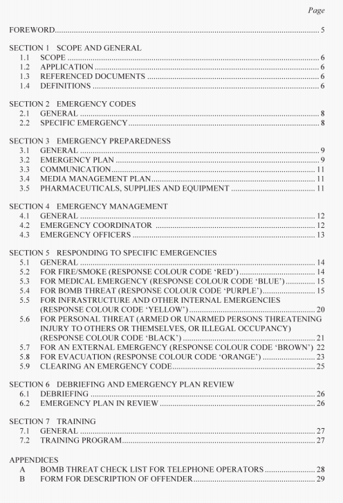 AS 4083:2010 pdf – Planning for emergencies—Health carefacilities