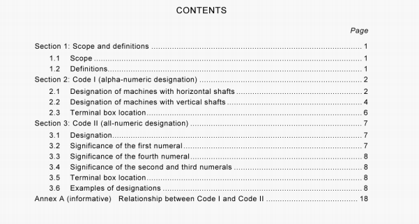 AS 60034.7:2009 pdf – Rotating electrical machines Part 7: Classification of types ofconstruction, mounting arrangements and terminal box position (IM Code)