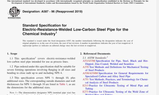 ASTM A587:19 pdf download