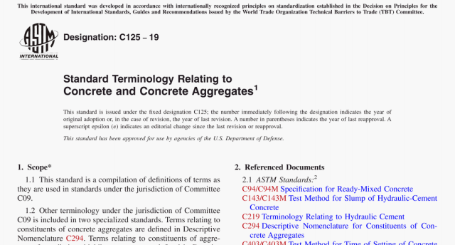 ASTM C125:19 pdf download