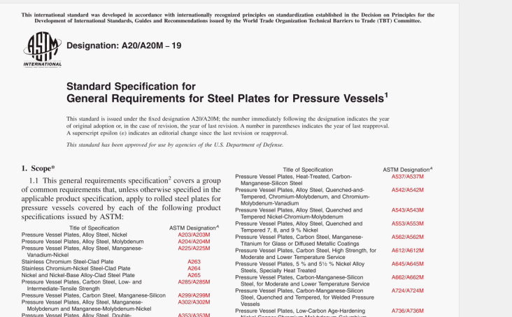 ASTM A20:19 pdf download