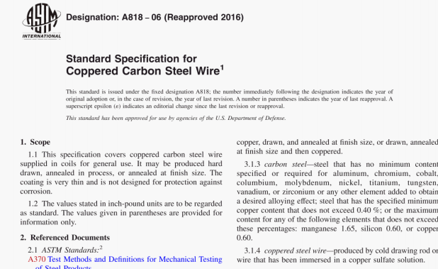 ASTM A818:16 pdf download