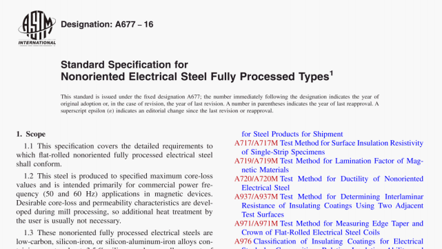 ASTM A677:16 pdf download