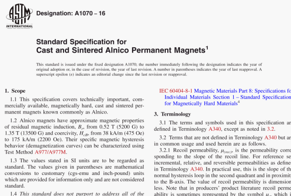 ASTM A1070:16 pdf download