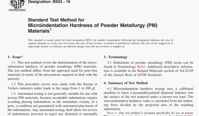 ASTM B933:16 pdf download