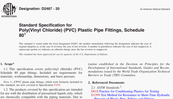 ASTM D2467:20 pdf download