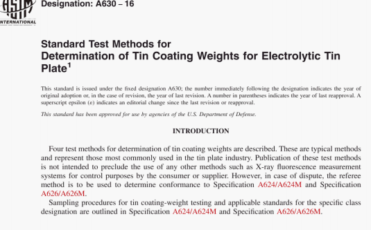 ASTM A630:16 pdf download