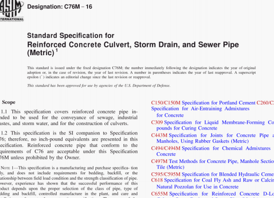 ASTM C76M:16 pdf download