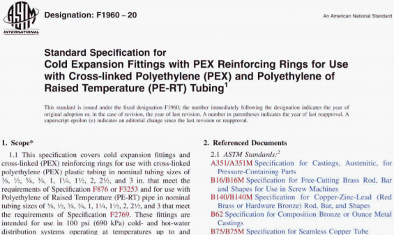 ASTM F1960:20 pdf download