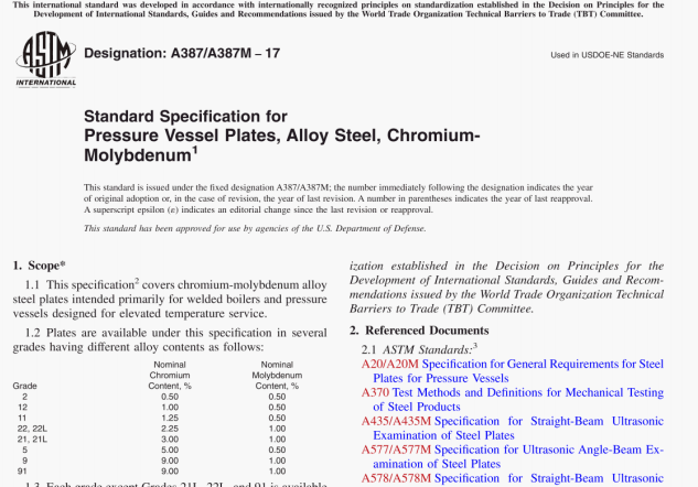 ASTM A387:17 pdf download